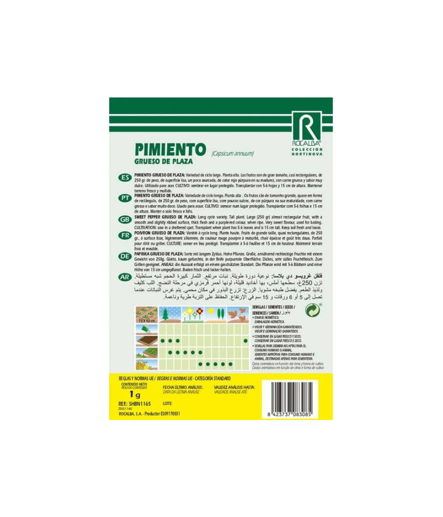 Pimento Grueso de Plaza