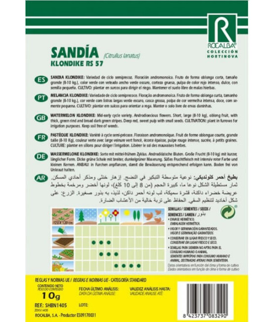 Melancia Klondike  RS 57