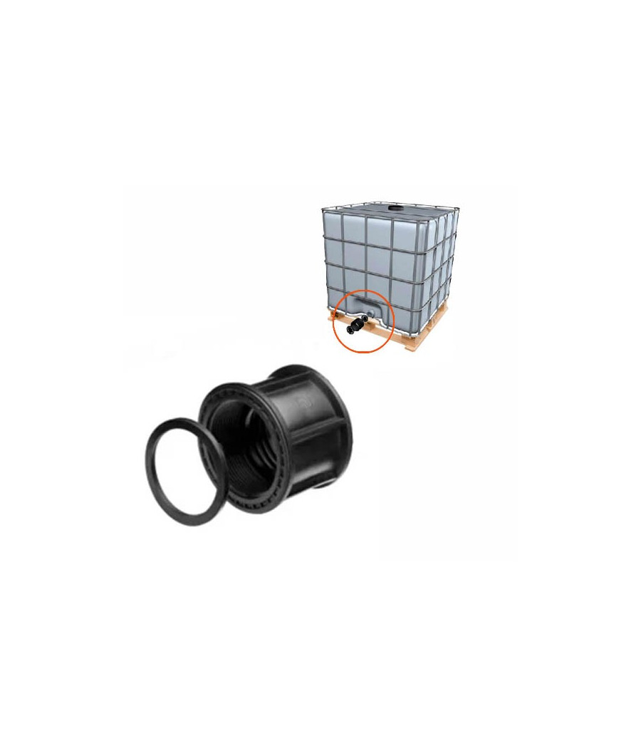 Adaptador Rosca Fêmea - P/ Depósitos 1000 lts