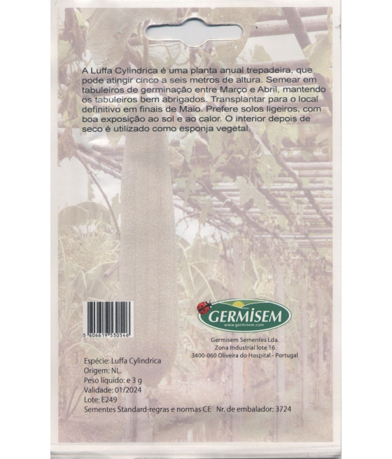 Abóbora Luffa - Esponja Vegetal