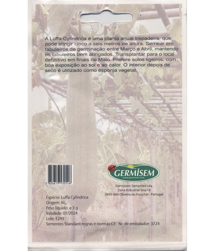Abóbora Luffa - Esponja Vegetal