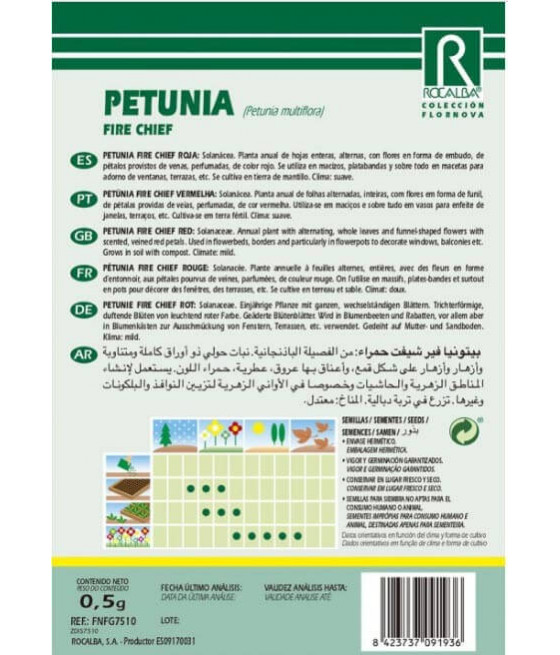 Petúnia Vermelha - Anã
