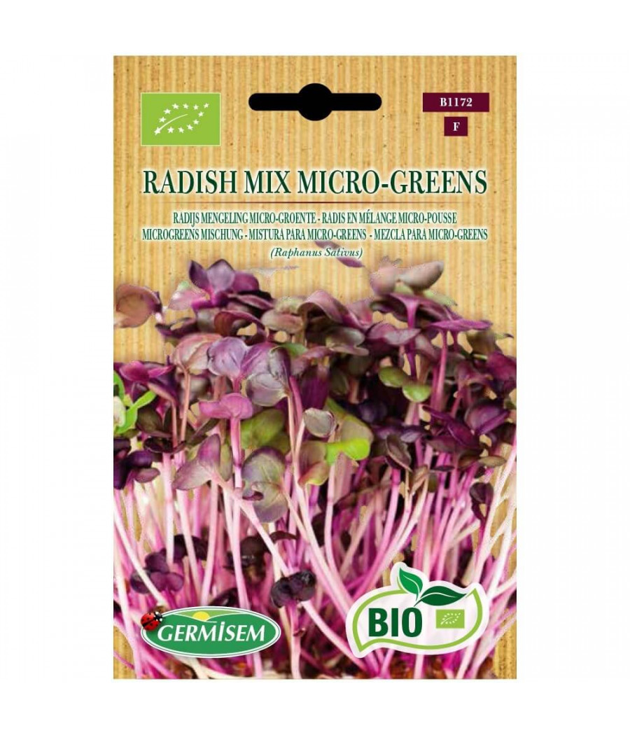 Mistura de Rabanetes para Micro Vegetais